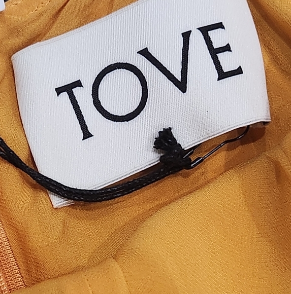 TOVE SOFIA‎ SILK MIDI DRESS 6 - Picture 5 of 16